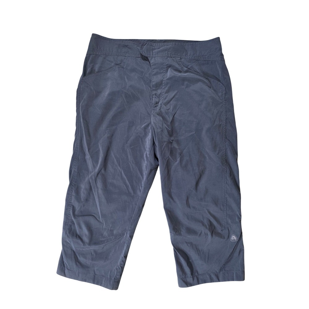 Nike ACG‎ Womens Capri Hiking Pants Charcoal Grey Sz 10 Technical Outdoor 295184